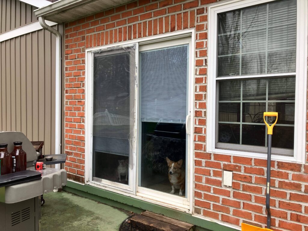 Exterior Old Sliding Door